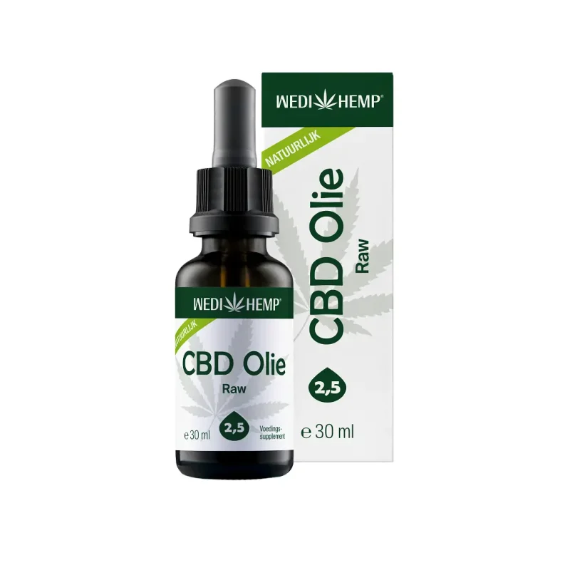Wedihemp CBD olie full spectrum 2.5 procent 30 ml Wedihemp CBD olie full spectrum 2.5 procent 30 ml