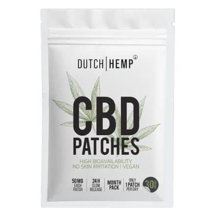 Witte zak Dutch Hemp CBD patches, 30 pleisters