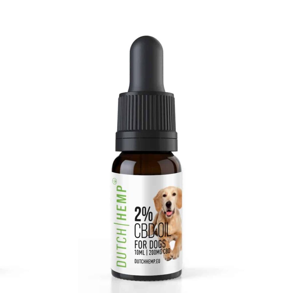 CBD olie honden 2% Dutch Hemp 10ml fles