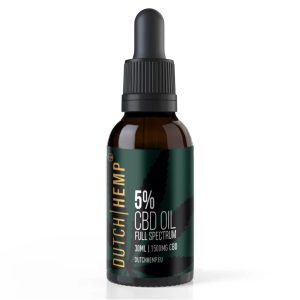 Dutch Hemp CBD olie full spectrum 5% 30 ml 1500 mg CBD
