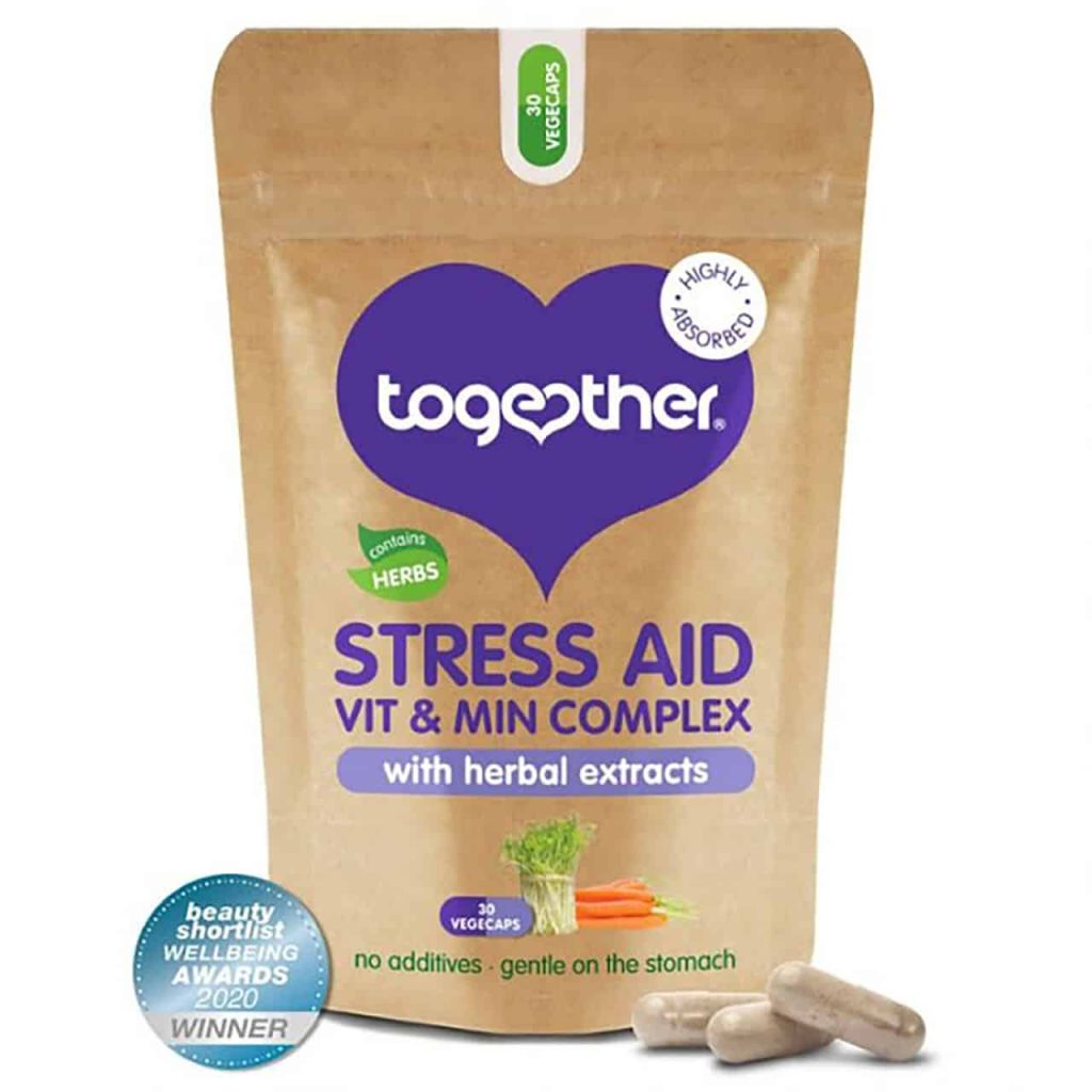 Stress Aid capsules van Together: Natuurlijke ondersteuning bij stress