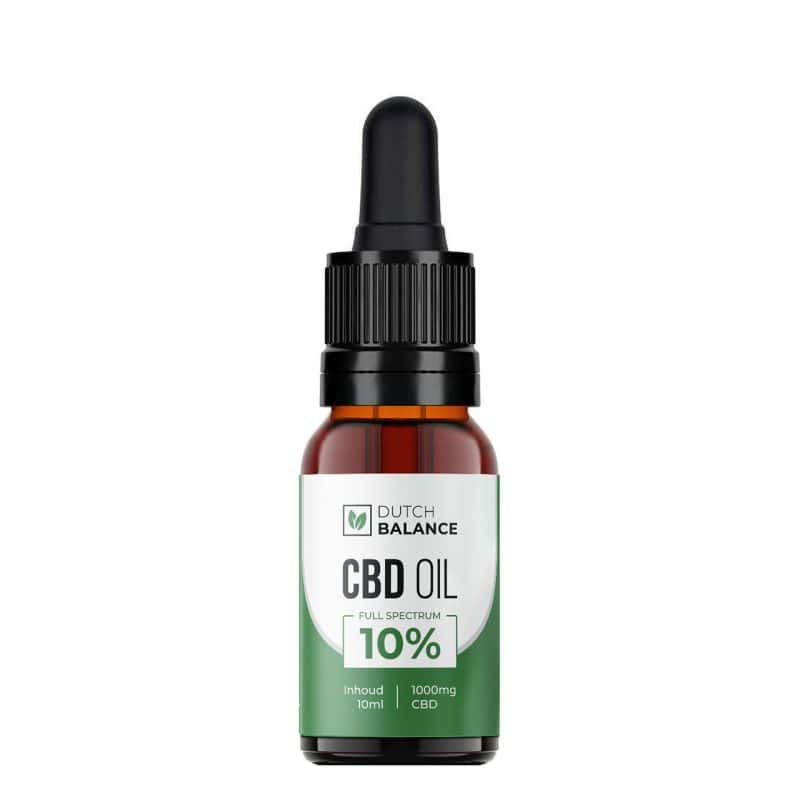 Dutch Balance CBD olie full spectrum 10 10 ml 1000 mg CBD