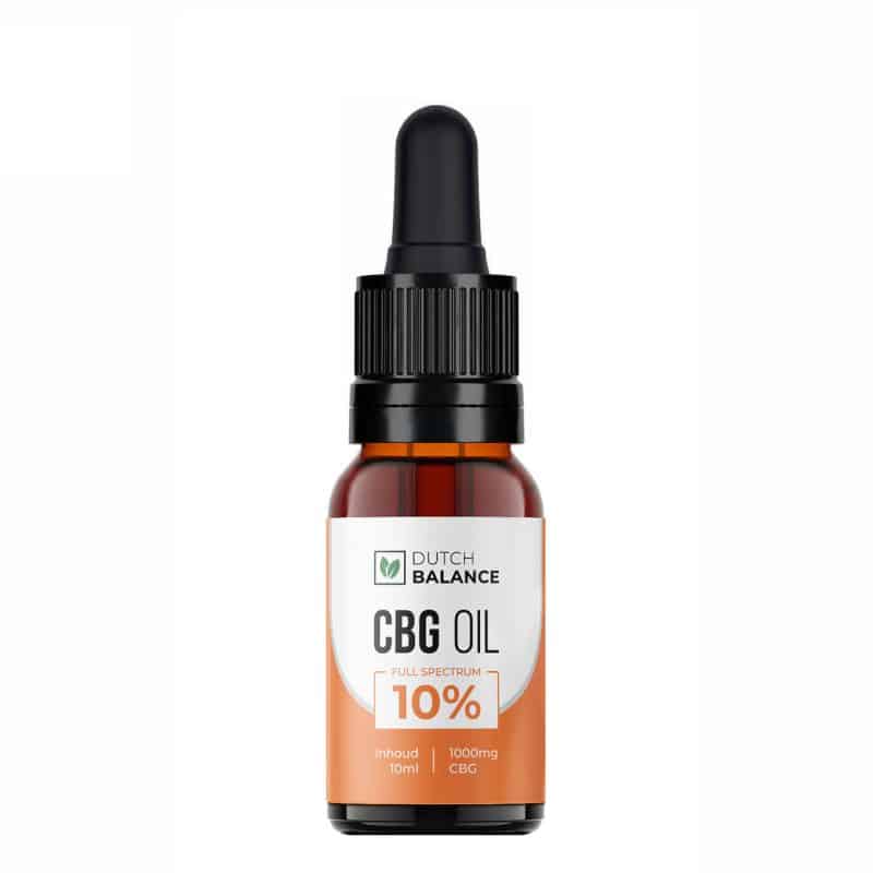 Dutch Balance CBG olie full spectrum 10 10 ml 1000 mg CBG